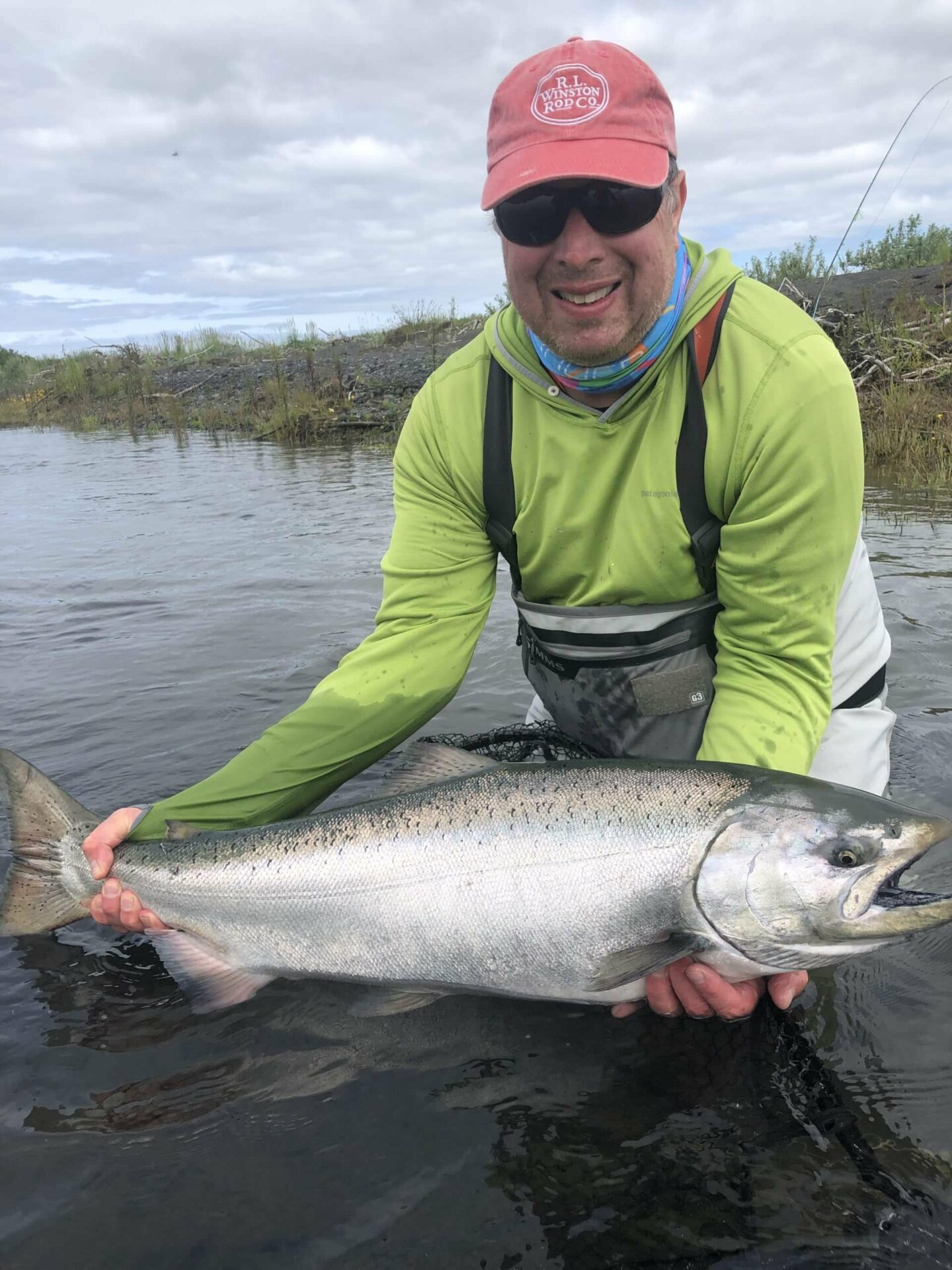Mike Radakovich holding huge fish