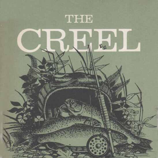 Old front cover of a fly fishing publication called The Creel